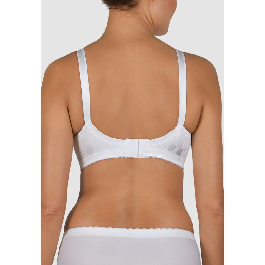 Bras Naturana | Satin Wide Strap Wireless Minimiser Bra