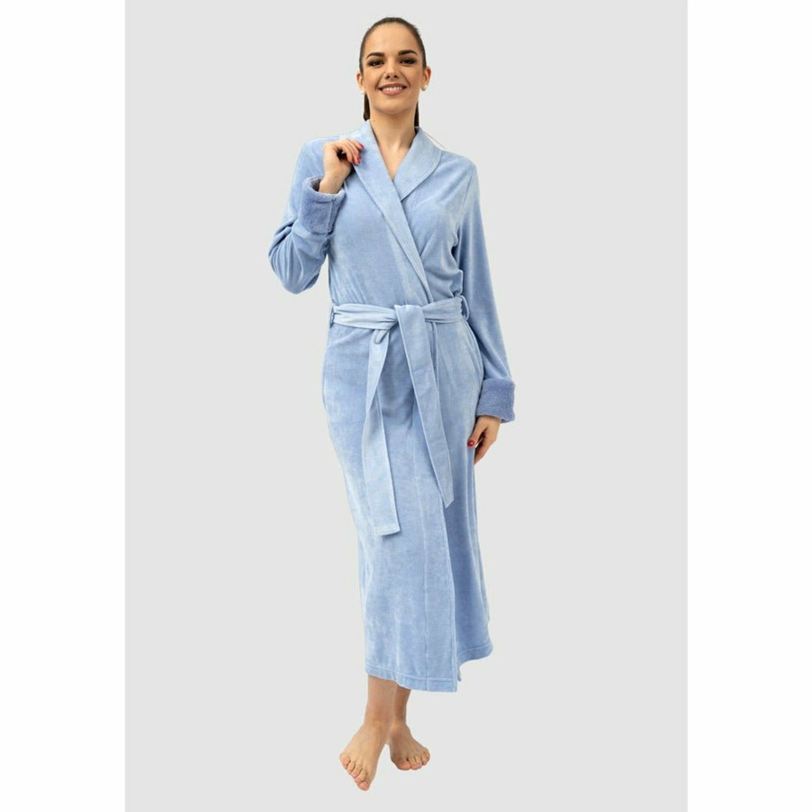 Sleepwear Belmanetti | Asheville Bamboo Nicky Shawl Collar Robe 130Cm