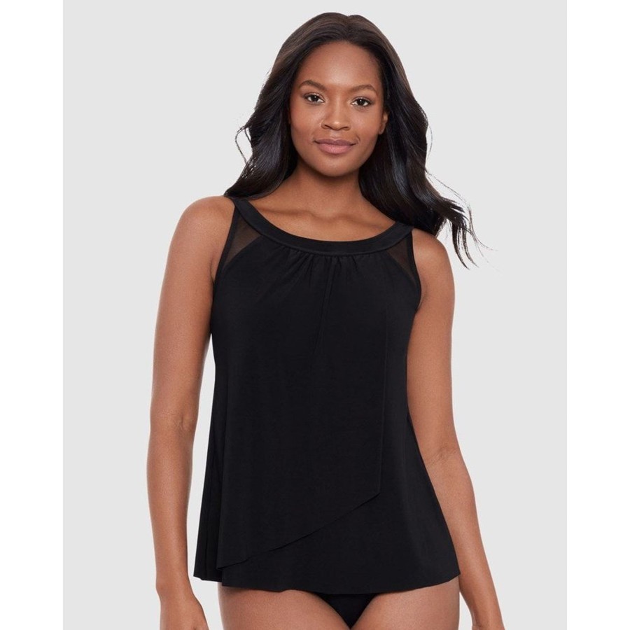 Swim Miraclesuit Swim | Illusionists Ursula Underwired High Neck Tankini Top