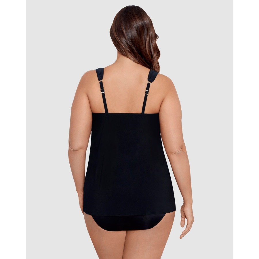 Swim Miraclesuit Swim | Razzle Dazzle Underwired Plus Size Tankini Top